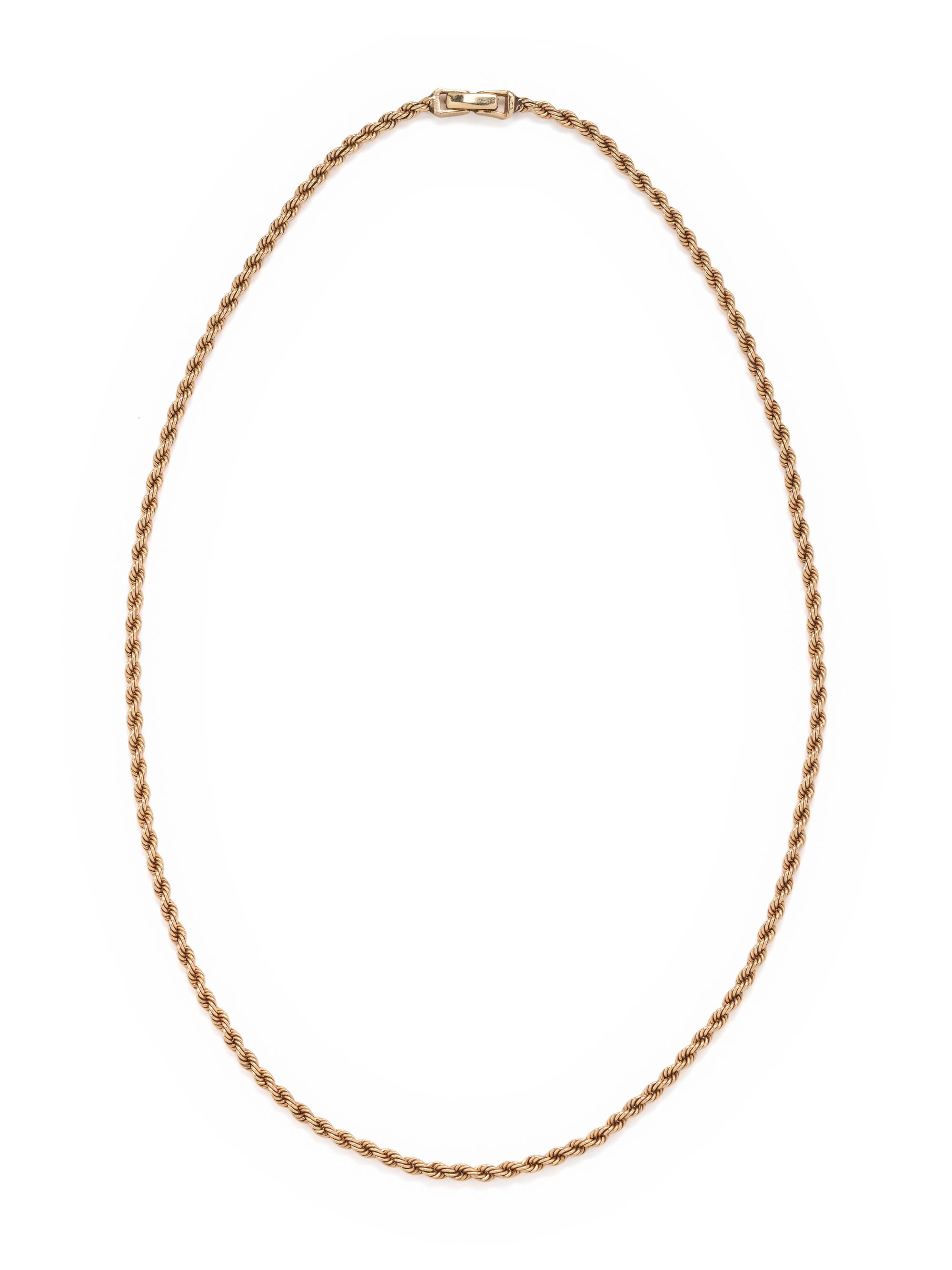 YELLOW GOLD NECKLACE