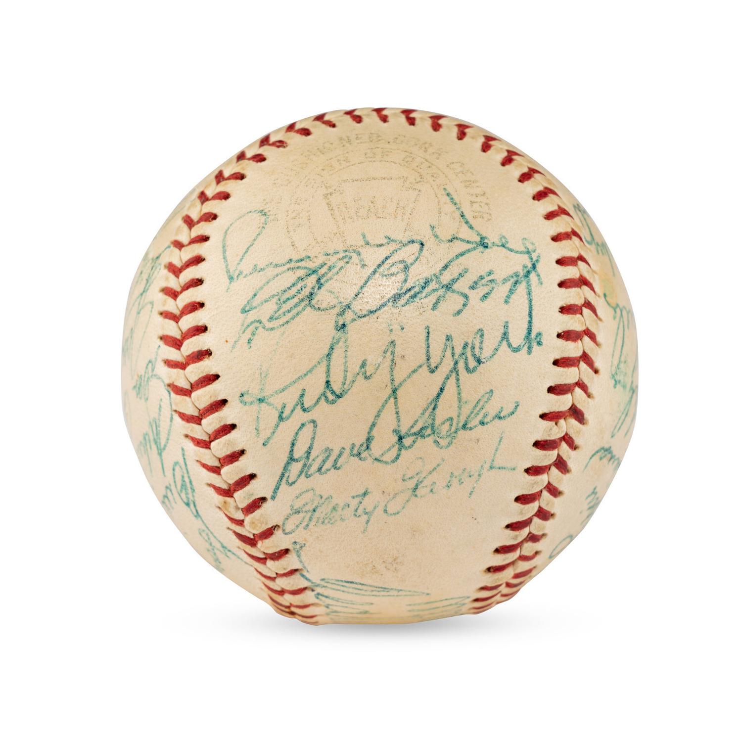 A Large Group of Assorted 1950s-2000s Boston Red Sox Team Signed Autograph Baseballs