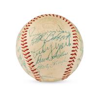 A Large Group of Assorted 1950s-2000s Boston Red Sox Team Signed Autograph Baseballs