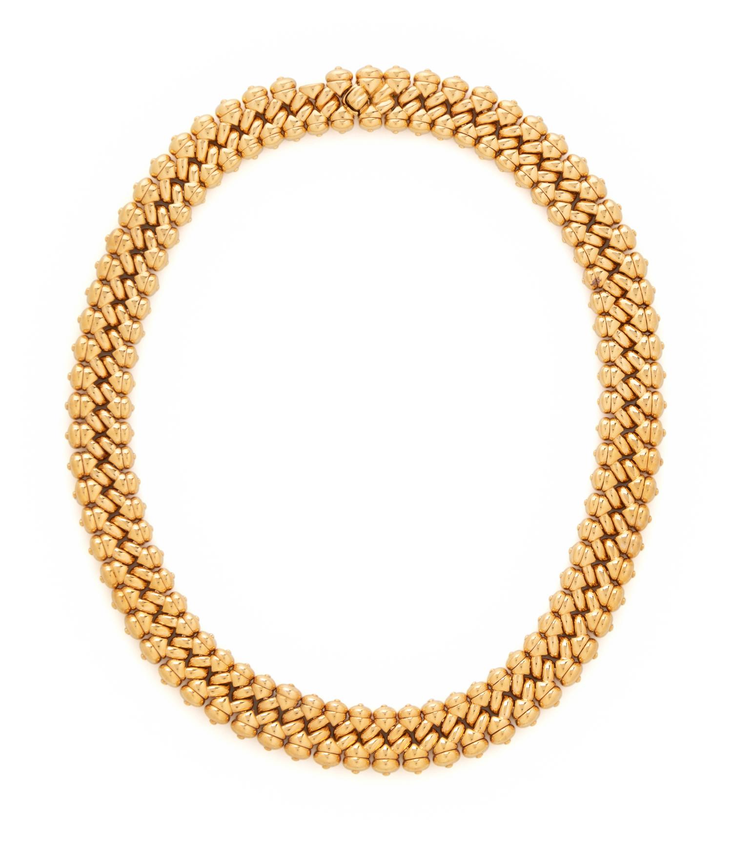 BULGARI, YELLOW GOLD NECKLACE