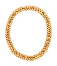 BULGARI, YELLOW GOLD NECKLACE