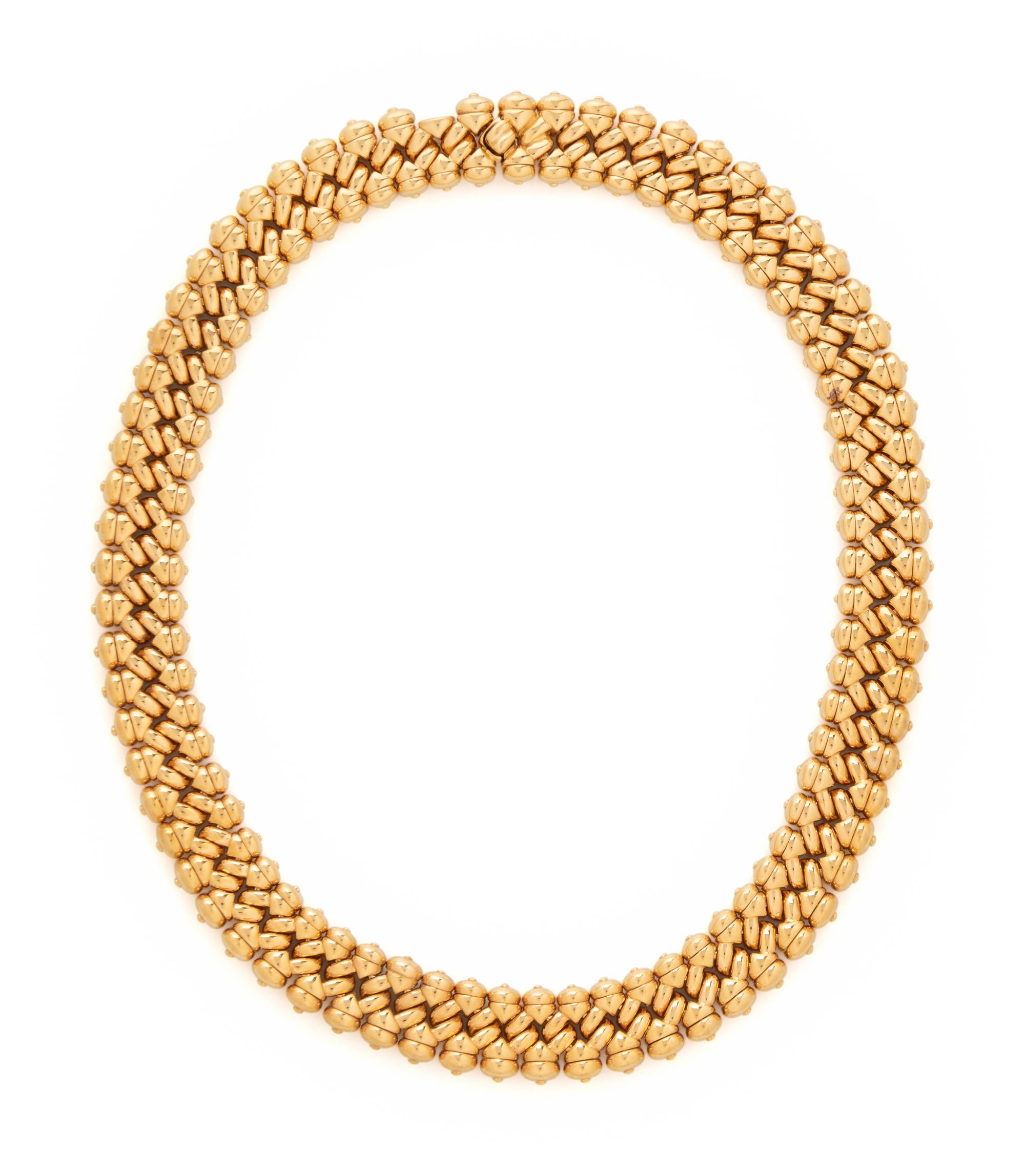 BULGARI, YELLOW GOLD NECKLACE