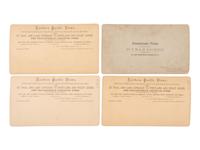 HAYNES, F. Jay (1853-1921), photographer. A group of 9 stereoviews of Ft. Totten, Dakota Territory. Ca 1880s.