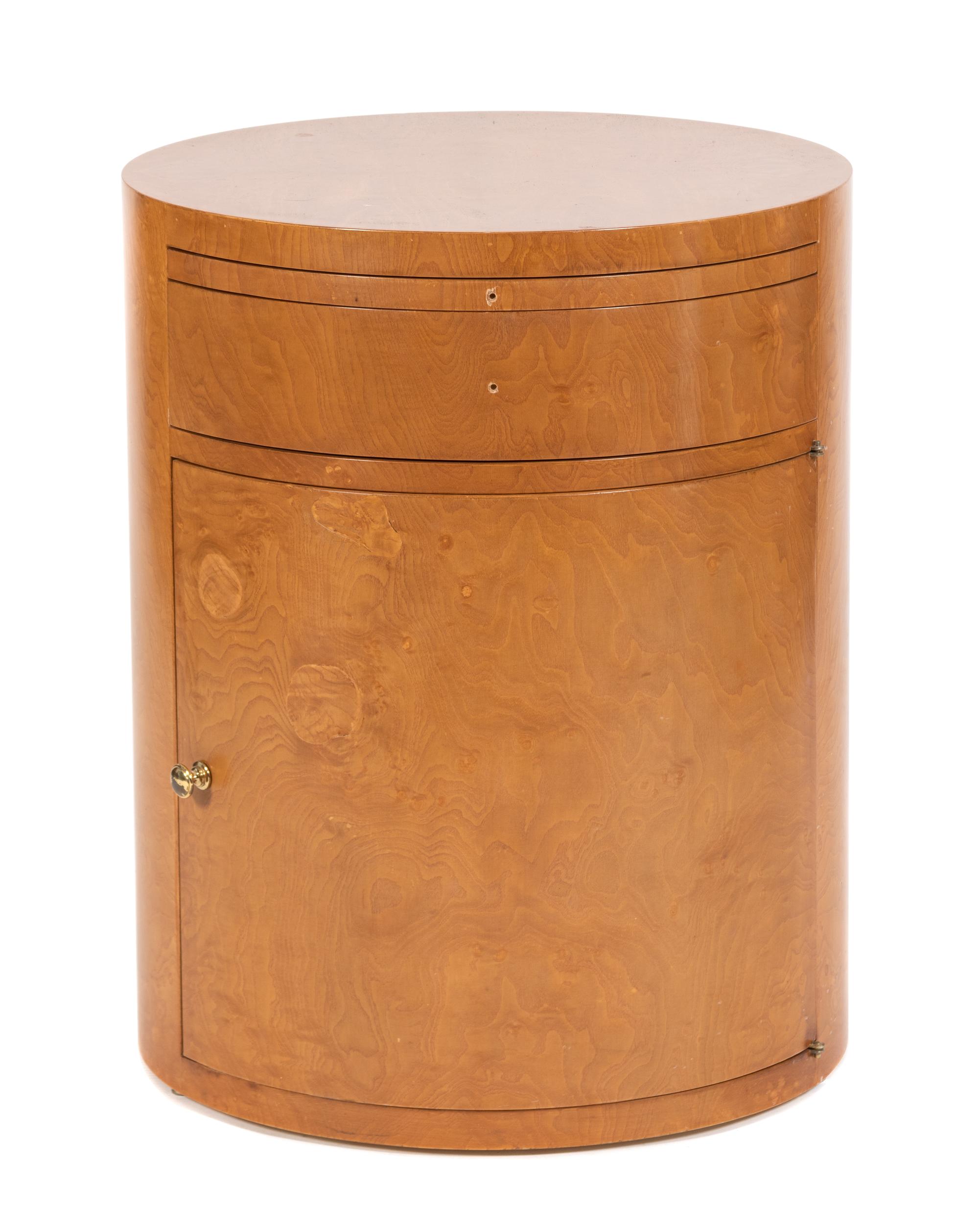 A Contemporary Circular Side Cabinet — 20TH CENTURY