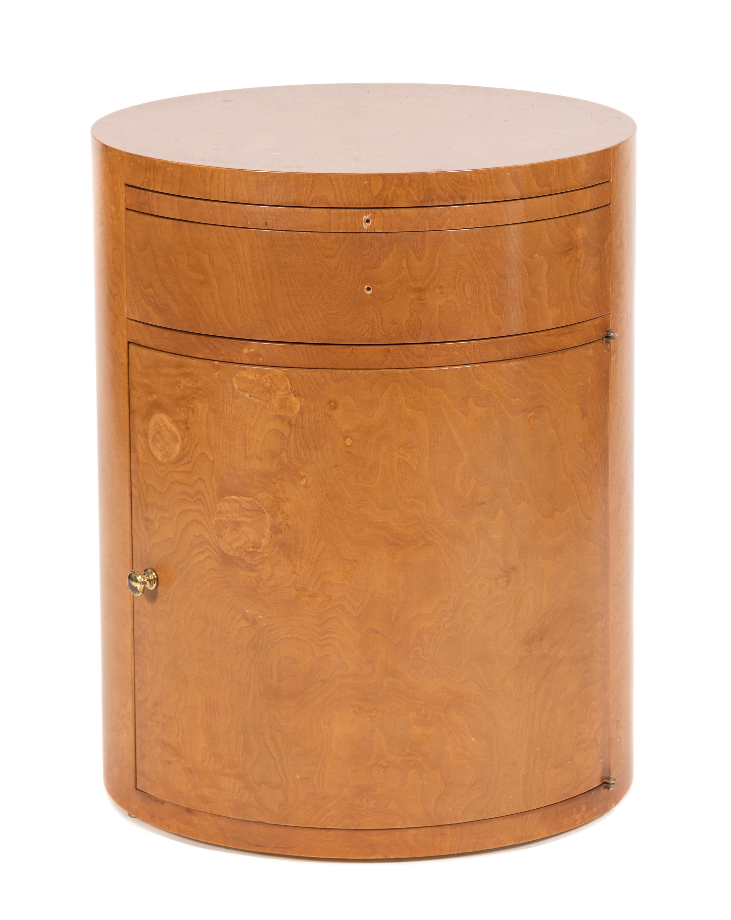 A Contemporary Circular Side Cabinet — 20TH CENTURY