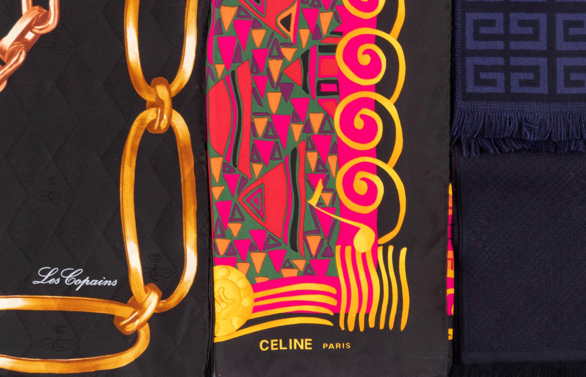 Collection of Ten Designer Scarves, 1980-2010s