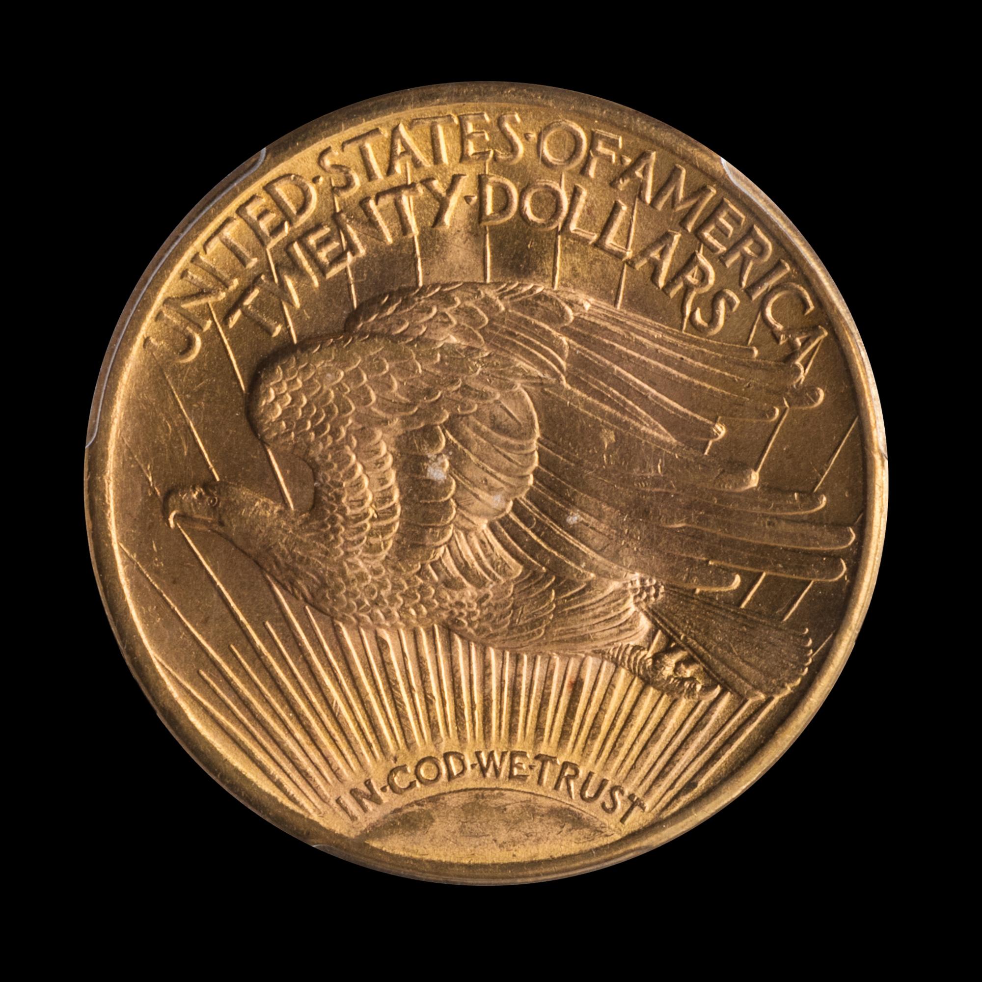 A United States 1924-D St. Gaudens $20 Gold Coin