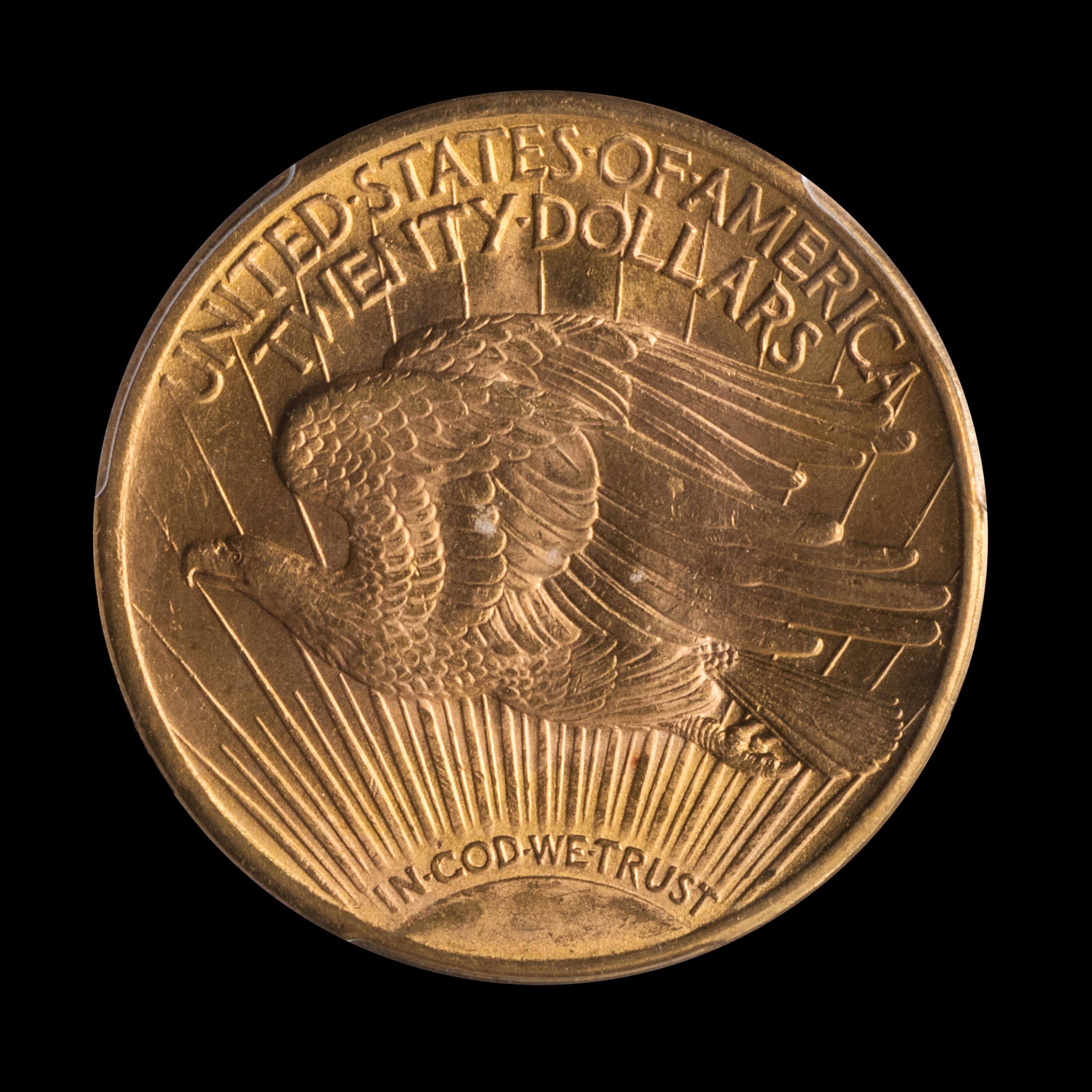 A United States 1924-D St. Gaudens $20 Gold Coin