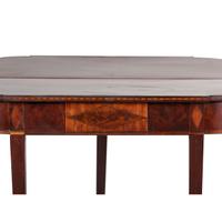 A Federal Inlaid Mahogany Games Table