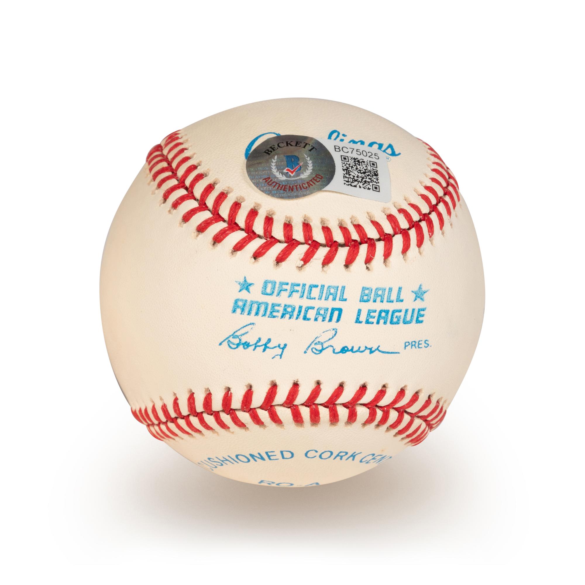 A Group of Mel Allen and Phil Rizzuto Single Signed Autograph Baseballs (Beckett Authentication Services Certified),