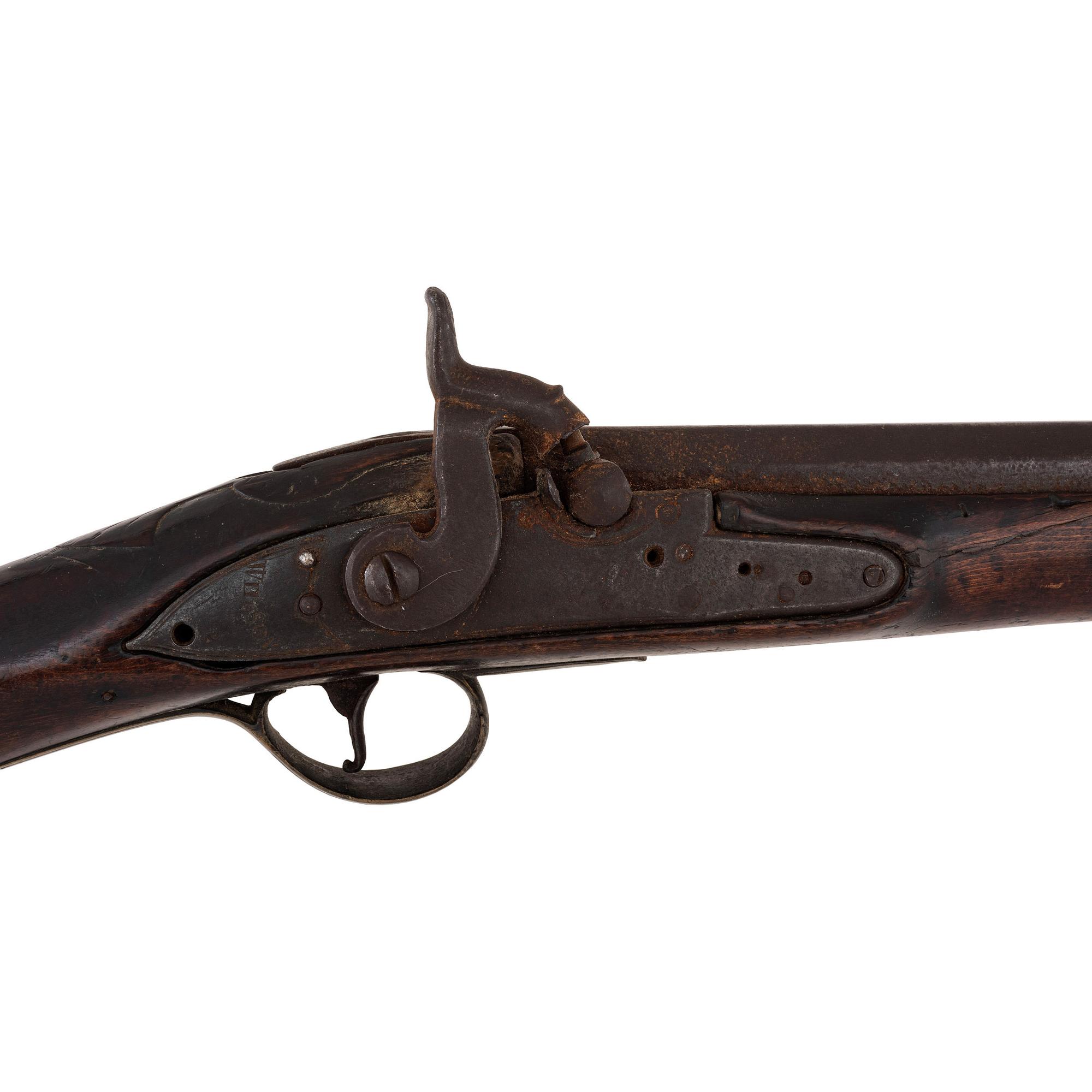 Early Production Percussion Altered Trade Gun by Wilson