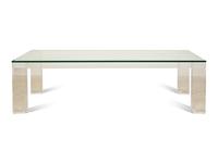 A Contemporary Acrylic and Glass Coffee Table Attributed to Plexi-Craft