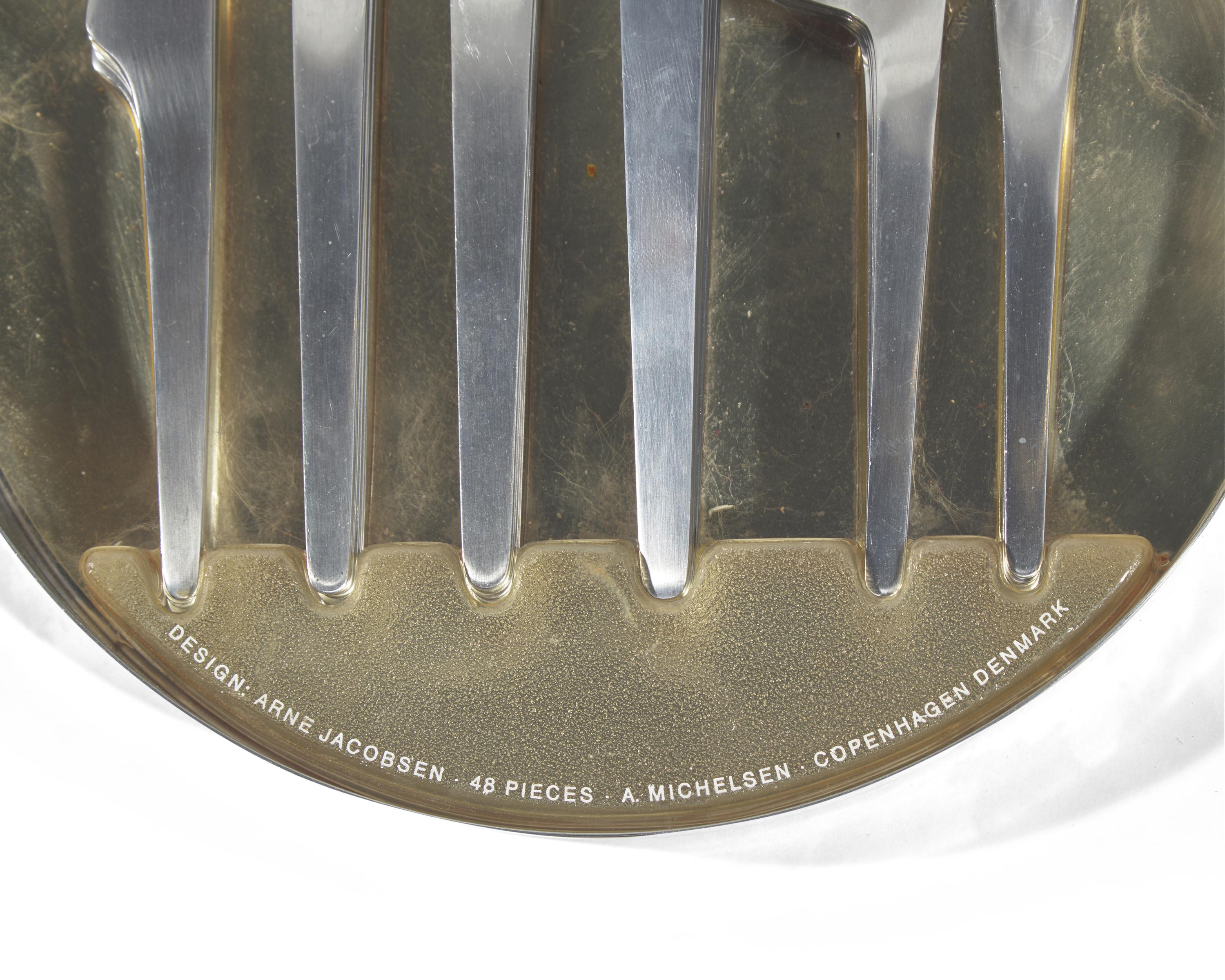 Arne Jacobsen Flatware Service for Eight, designed 1957