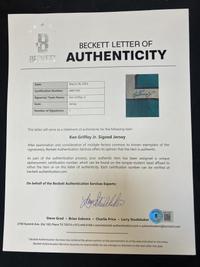 A Ken Griffey Jr. Signed Autograph Seattle Mariners Baseball Jersey (Beckett Authentication Services Letter),