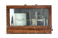 An English Mahogany Cased Barograph Height of case 8 1/4 x width 12 1/4 x depth 6 1/8 inches. — SHORT & MASON, LONDON, LATE 19TH/EARLY 20TH CENTURY