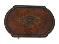 A Napoleon III Gilt Metal Mounted Ebonized and Burl Wood Dressing Table — 19TH CENTURY