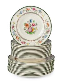 A Spode Chinese Rose Ironstone Dinner Service