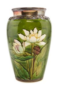 A Sevres Enameled Ceramic Vase Height 11 3/4 inches. — 20TH CENTURY
