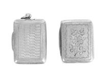 Two George IV Silver Vinaigrettes