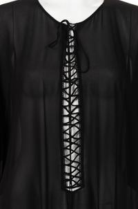 Two Designer Caftans: One Saint Laurent, One Unlabeled (Attributed to Gucci)