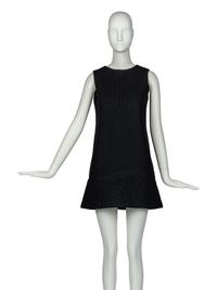 Pierre Cardin Dress with Embroidered Hem, 1960s