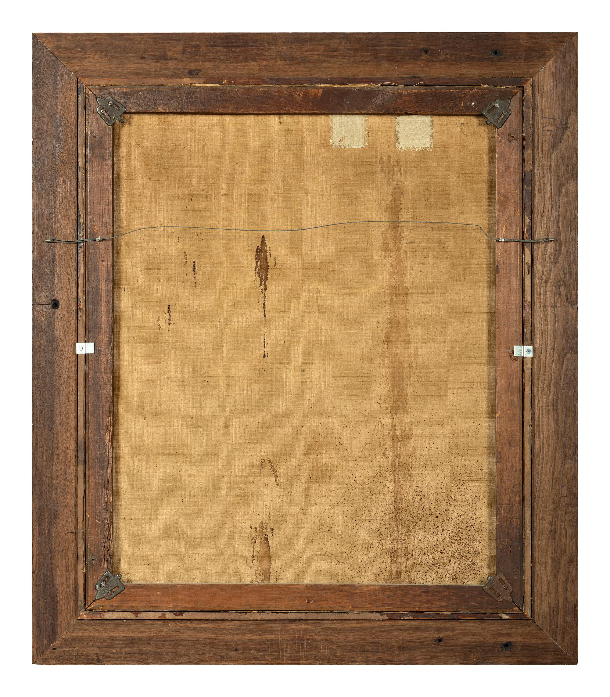 [CIVIL WAR]. Painted escutcheon identified to Lieutenant George A. Chipman, 45th Massachusetts Infantry and 6th Massachusetts Militia.