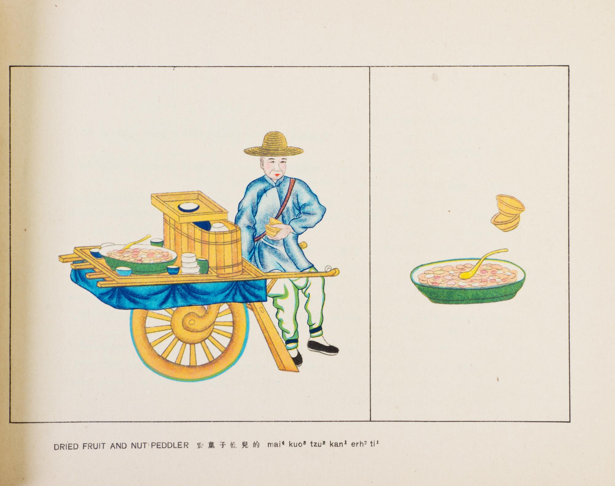 CONSTANT, SAMUEL VICTOR. Calls, Sounds and Merchandise of the Peking Street Peddlers. Peking, [1937]. First edition.