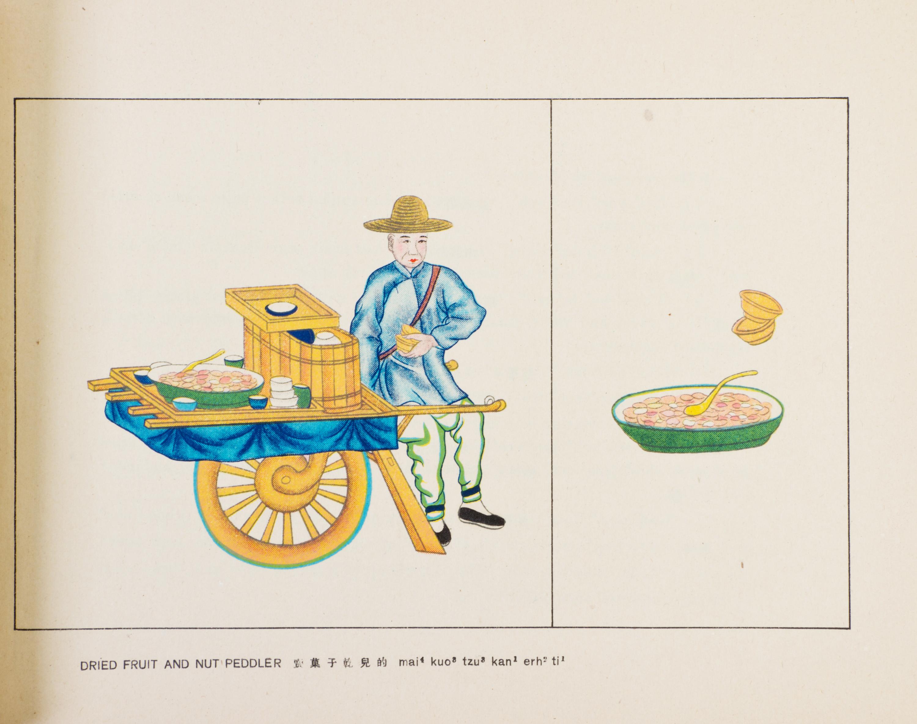 CONSTANT, SAMUEL VICTOR. Calls, Sounds and Merchandise of the Peking Street Peddlers. Peking, [1937]. First edition.