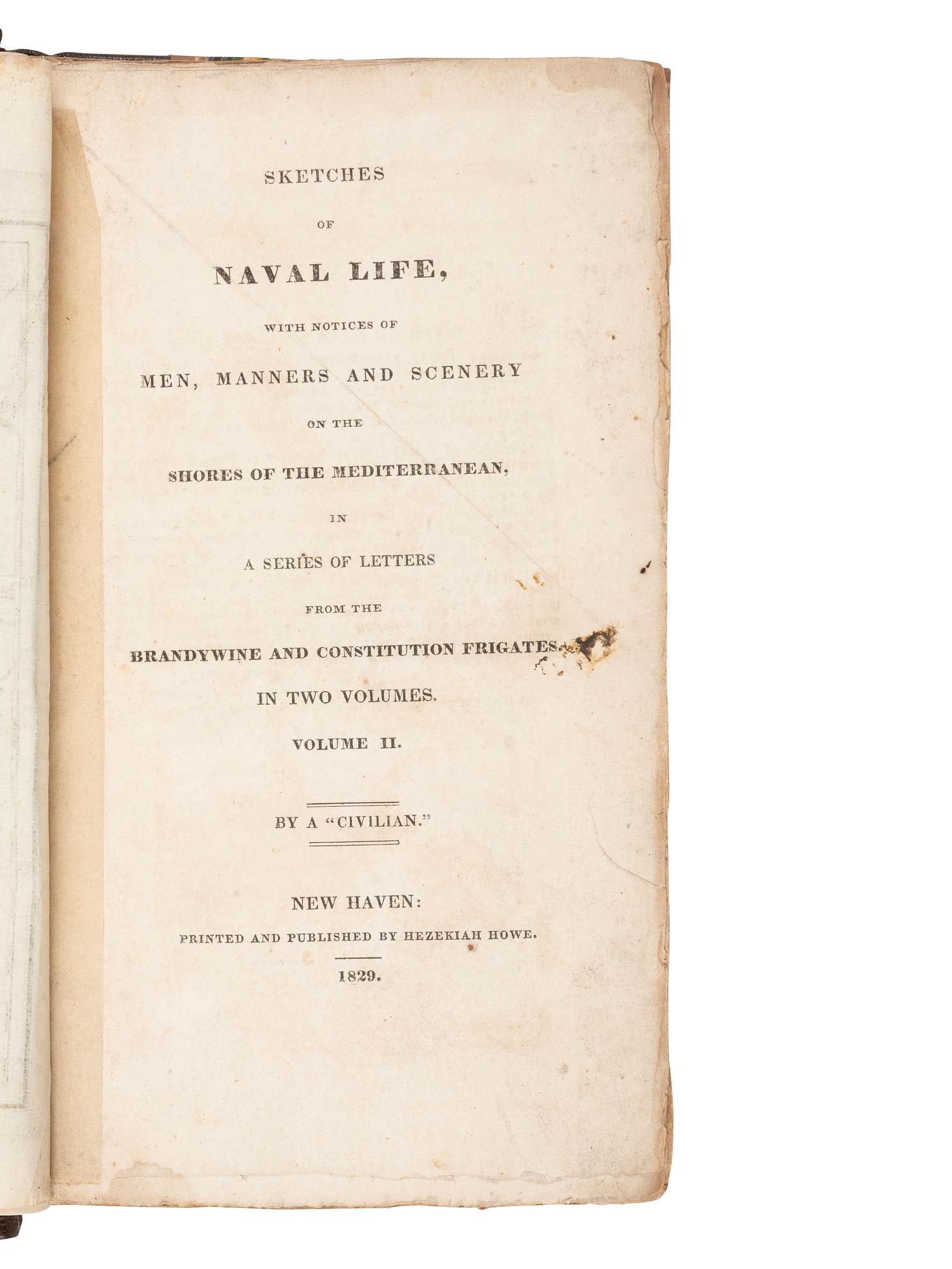 [AMERICAN NAVY]. A group of 3 early 19th-century histories of the American Navy, comprising:
