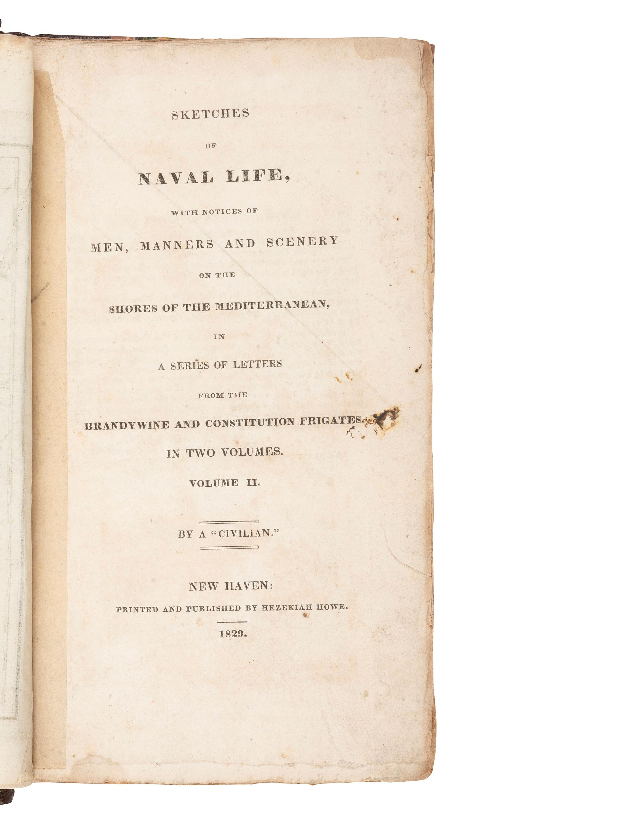 [AMERICAN NAVY]. A group of 3 early 19th-century histories of the American Navy, comprising:
