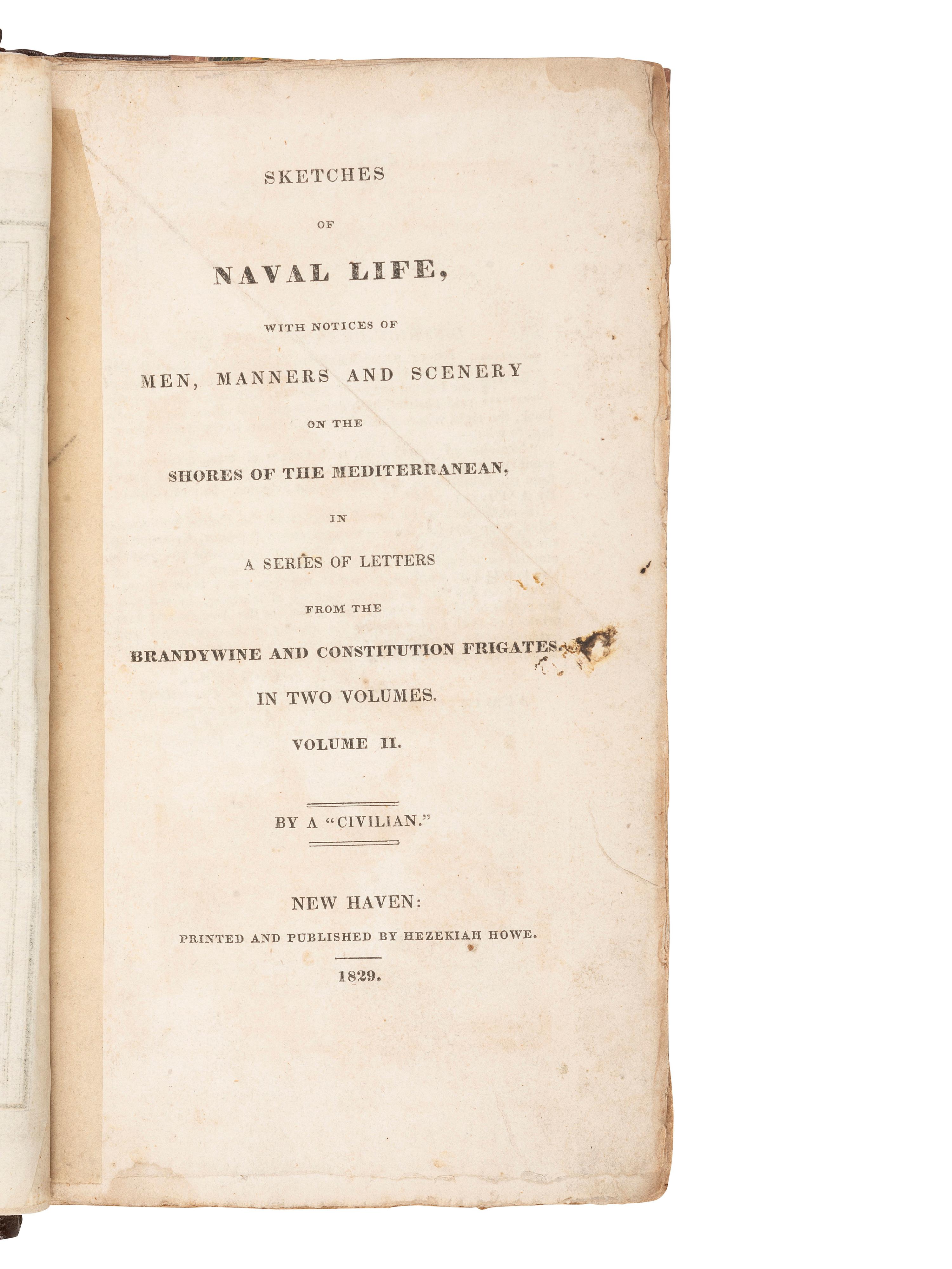 [AMERICAN NAVY]. A group of 3 early 19th-century histories of the American Navy, comprising:
