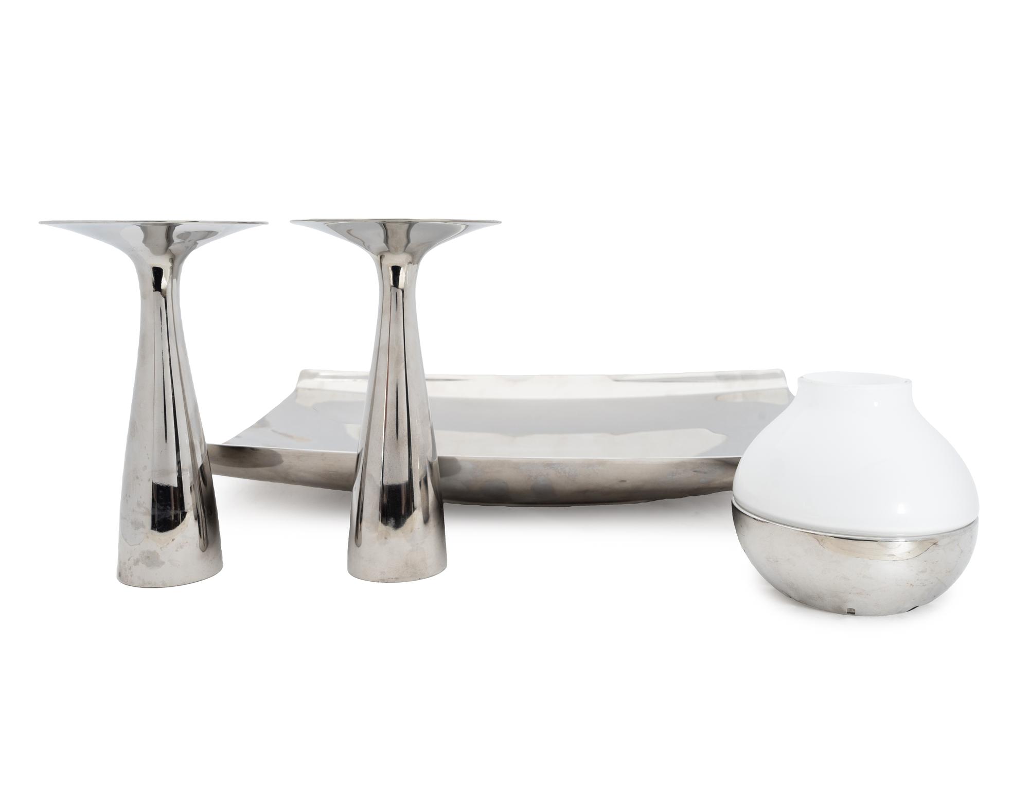 Seven Georg Jensen Stainless Steel Table Articles
