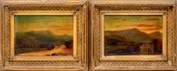 Artist Unknown, (20th century), Mountainous Landscapes (two pairs of works)