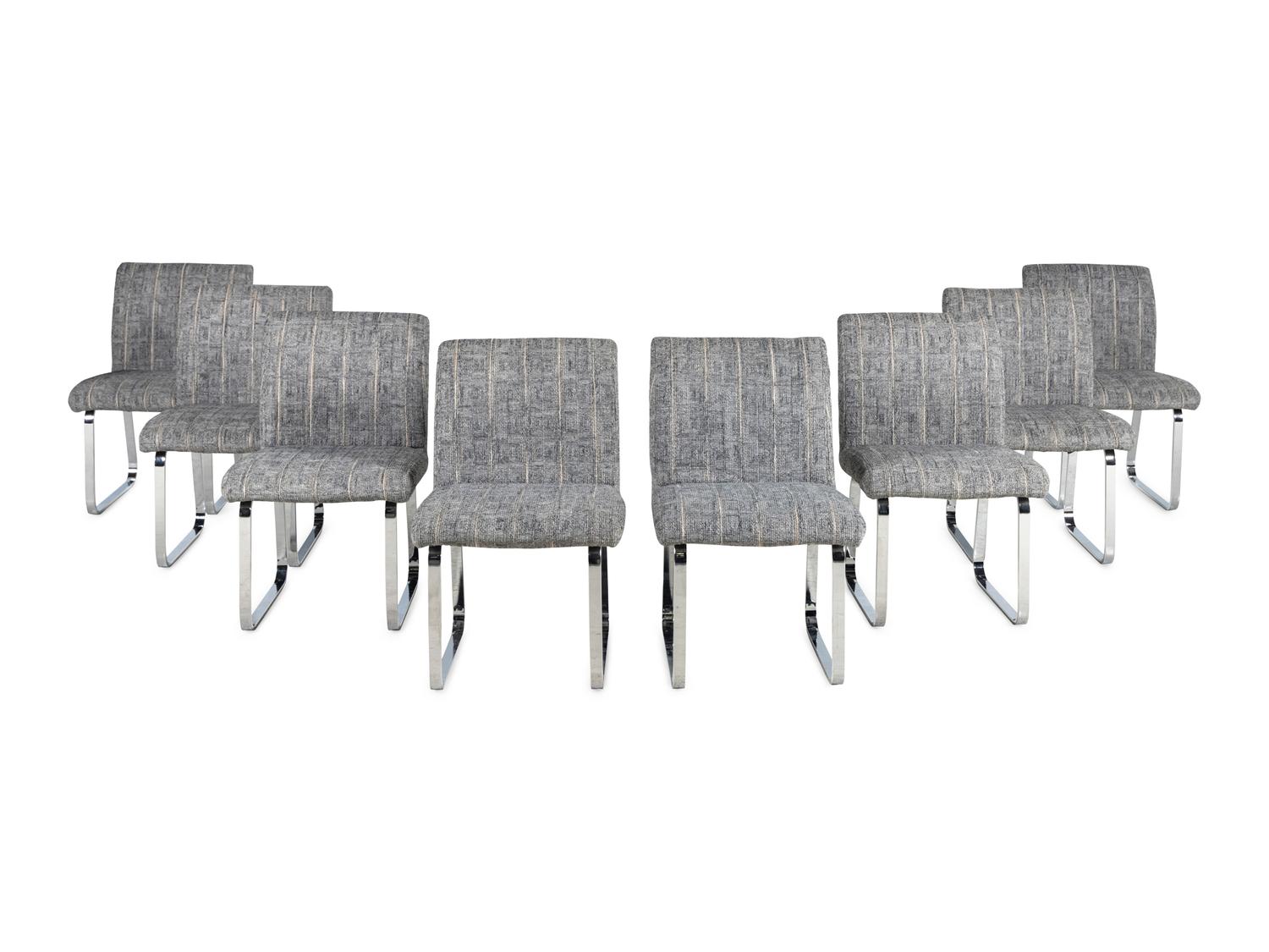 Set of Eight Dining Chairs Design Institute America