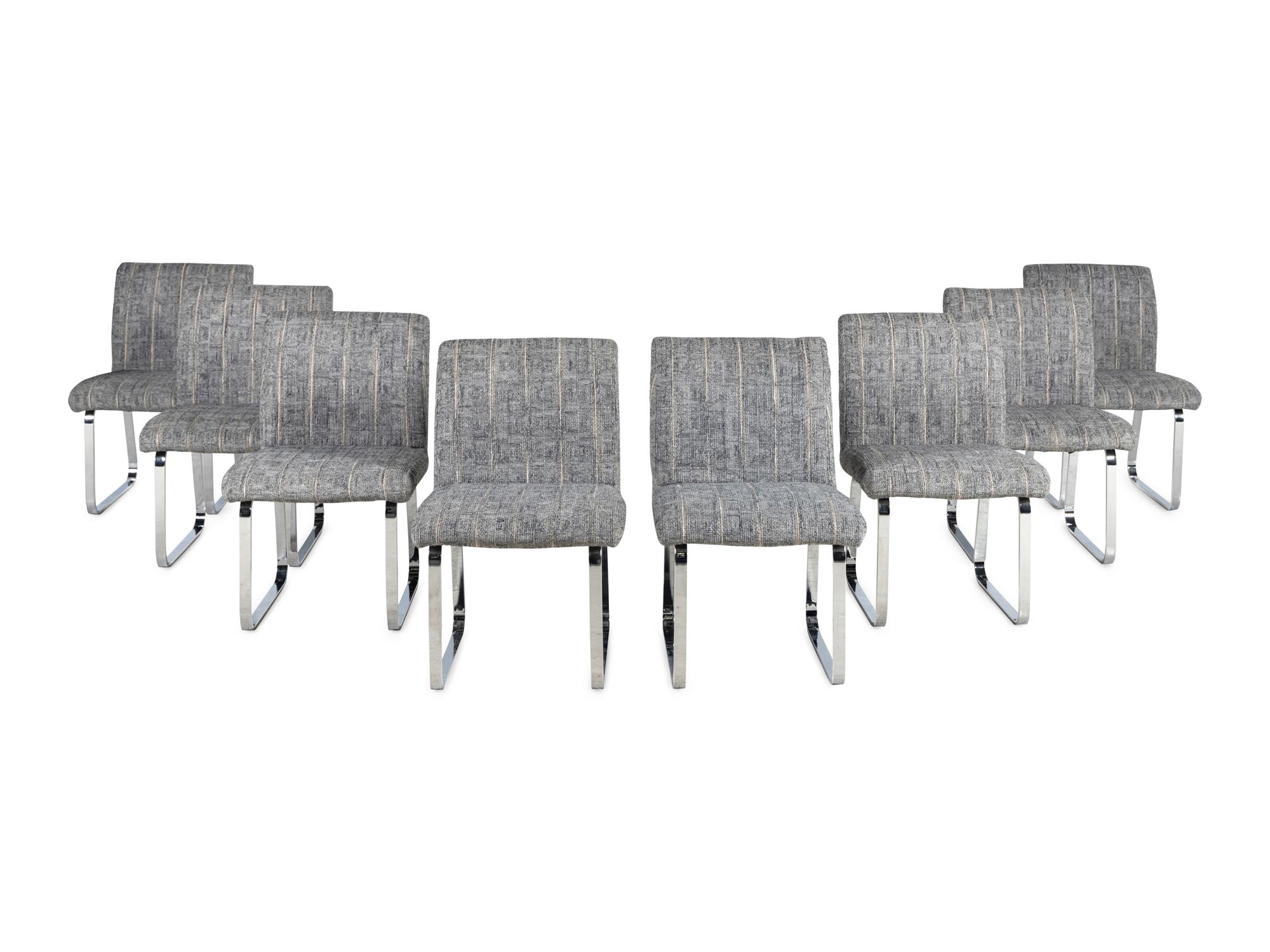 Set of Eight Dining Chairs Design Institute America