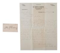 [AUTOGRAPHS]. Notable figures from the late 19th and early 20th-centuries.