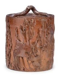 A Rare Stoneware Sugar Canister