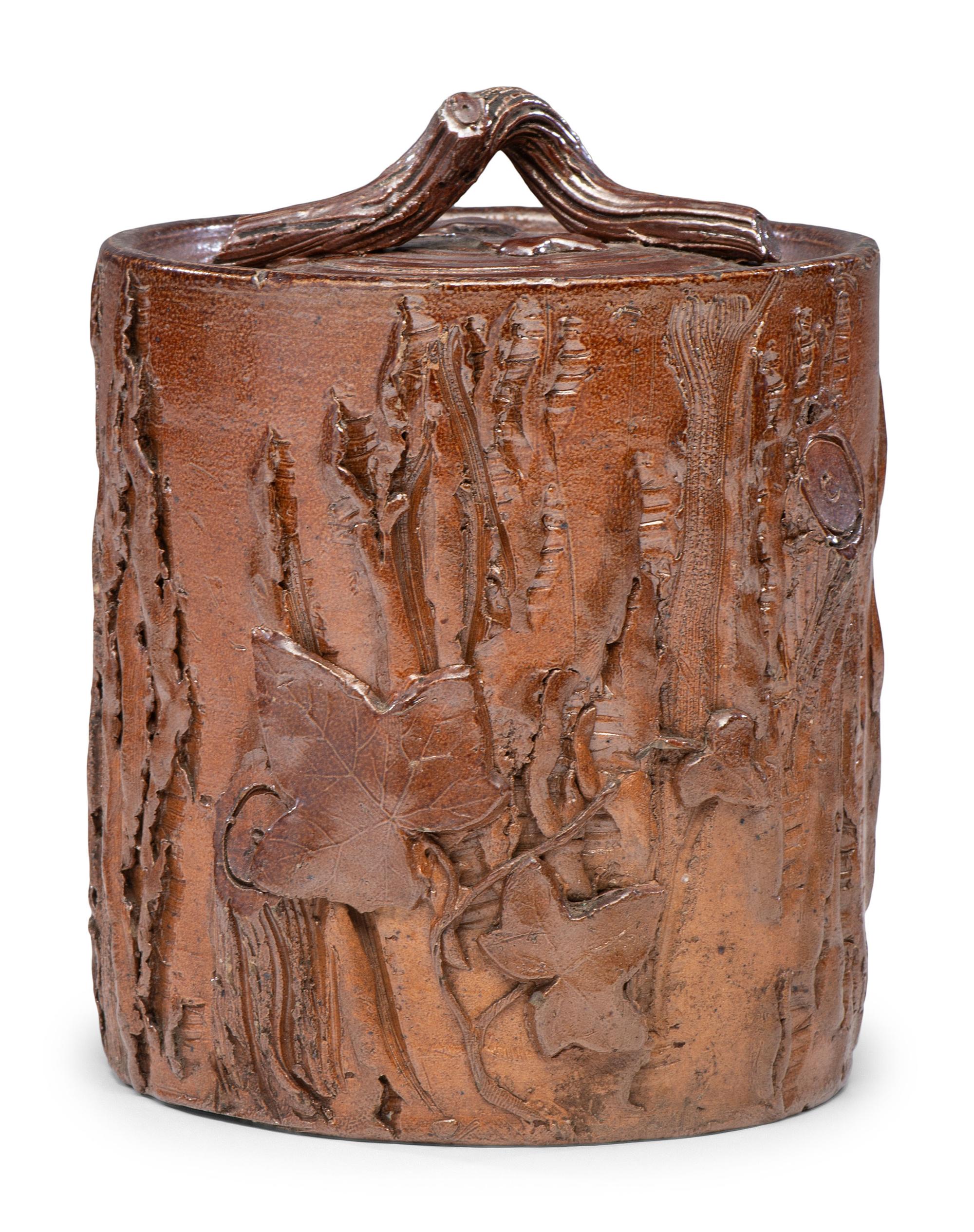 A Rare Stoneware Sugar Canister