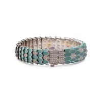 Roberto Coin, Enamel, Diamond, and White Gold 'Animalier' Bracelet and Ring