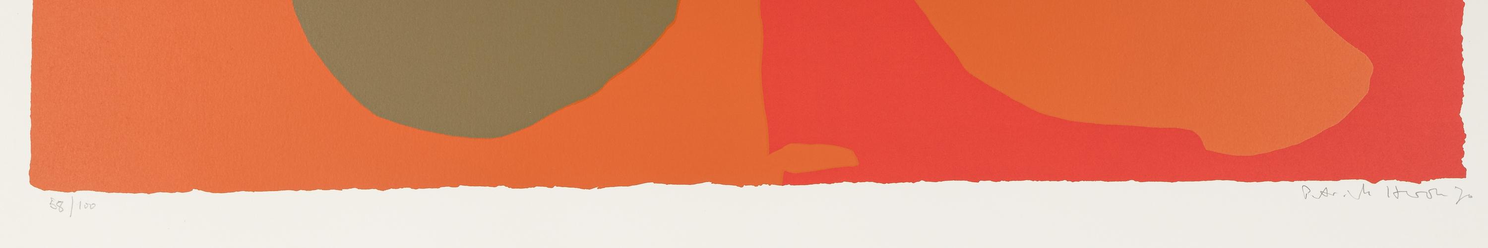 Umber Disc and Red Edge , 1970