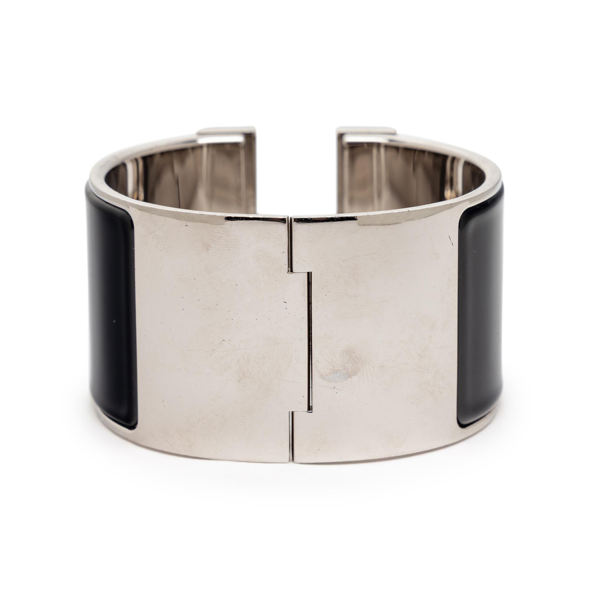 HERMÈS, CLIC CLAC H ENAMEL BRACELET