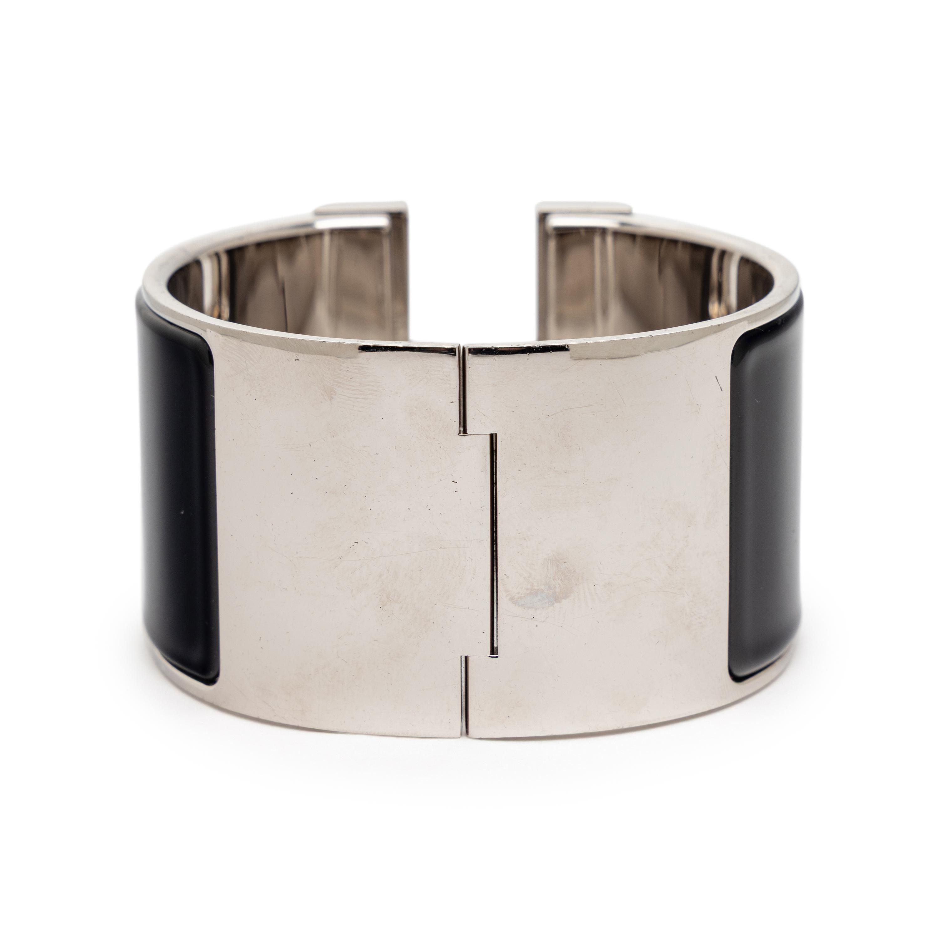 HERMÈS, CLIC CLAC H ENAMEL BRACELET
