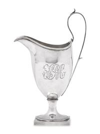 A Silver Creamer, Joseph & Nathaniel Richardson (active 1777-1790), Philadelphia, PA, Circa 1785