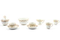 A Group of Derby Porcelain Tea Articles