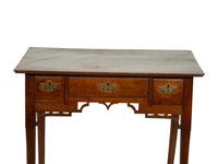 A George II Oak Dressing Table