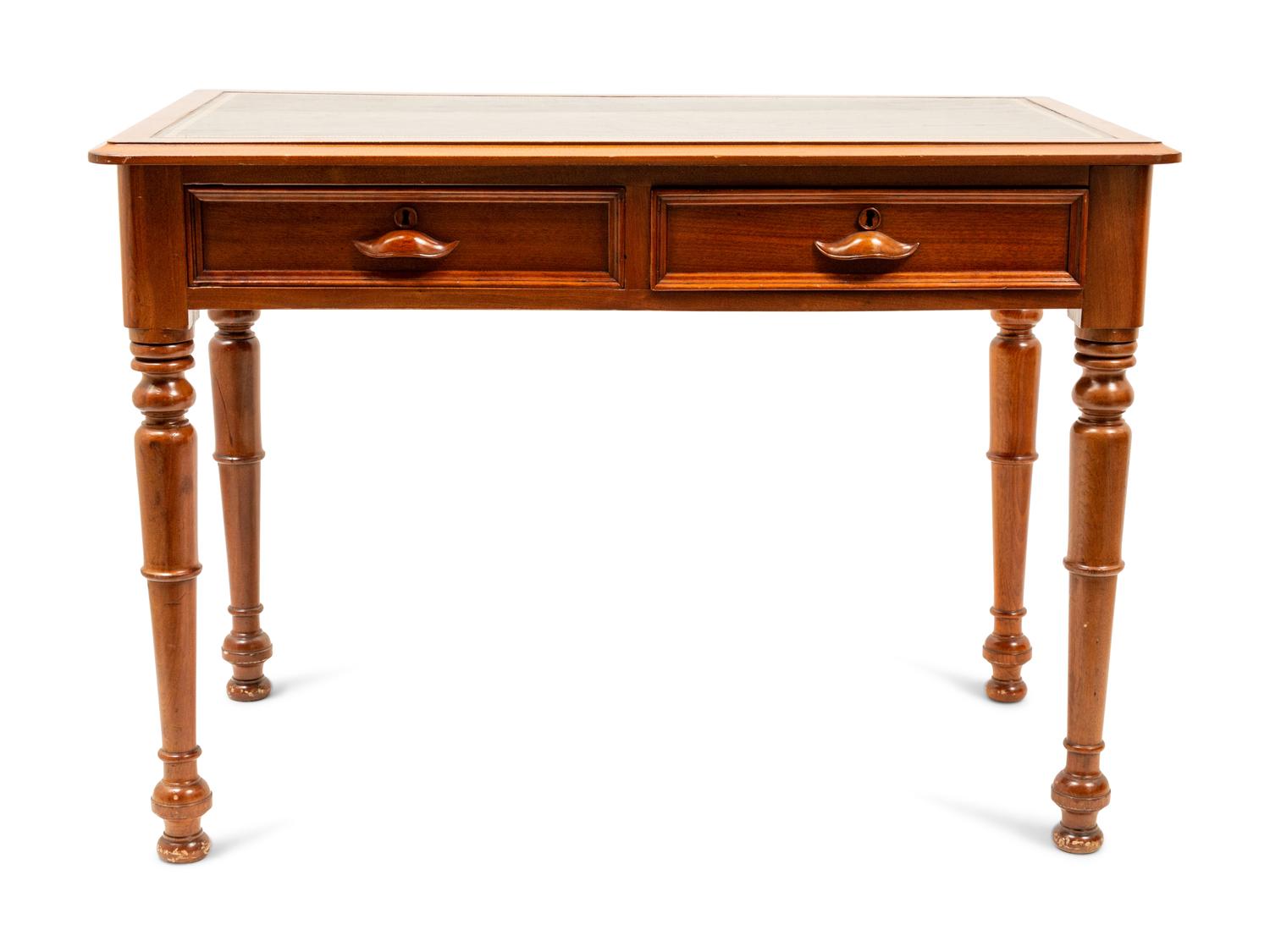 An American Two Drawer Console Table