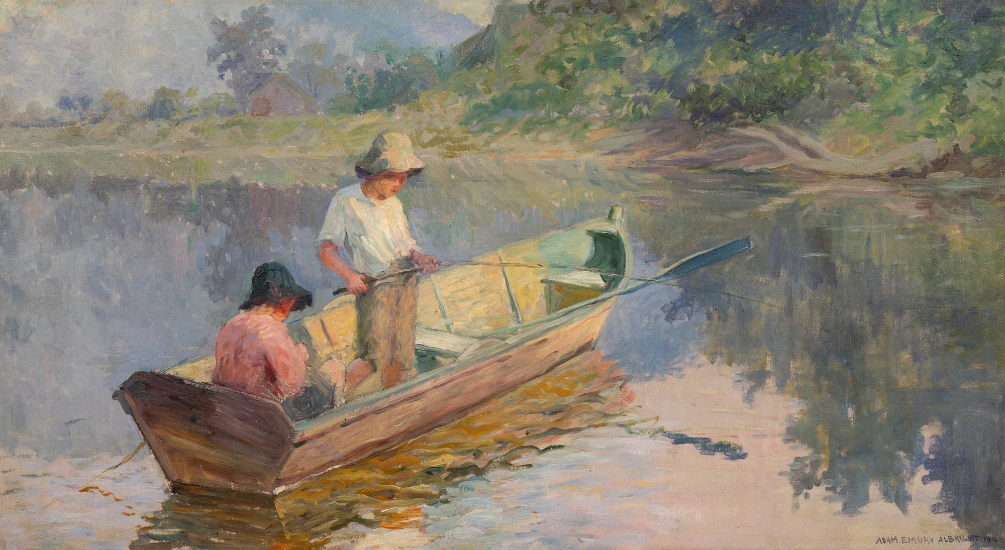 Two Boys in a Boat