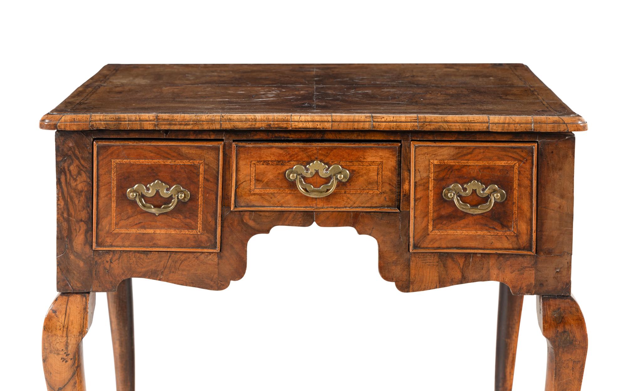 A George II Walnut Dressing Table