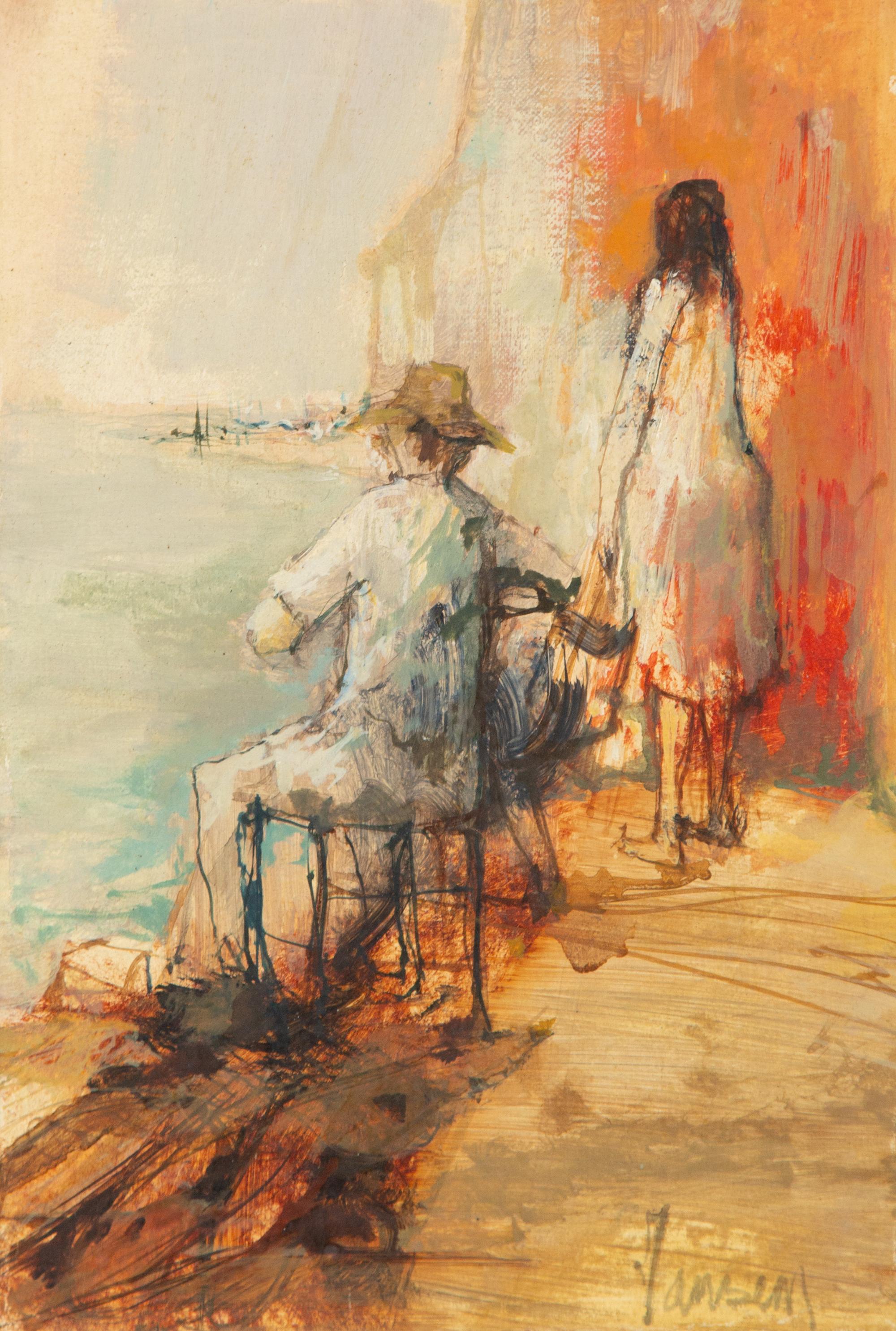 Personajes sur la plage