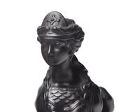 A Wedgwood Black Basalt Grecian Sphinx
